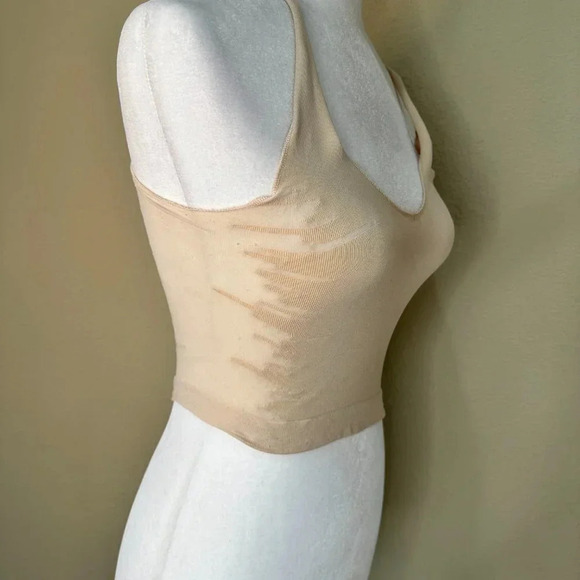 URBAN OUTFITTERS Out From Under Sheer Neutral Crop Top Bralette - XS/S - Picture 5 of 7